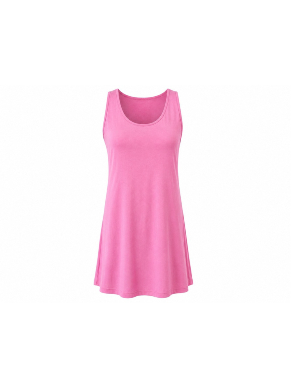 Free People FP Beach Pink Sleeveless Tank Dress Sz M Soft Stretch Casual Mini